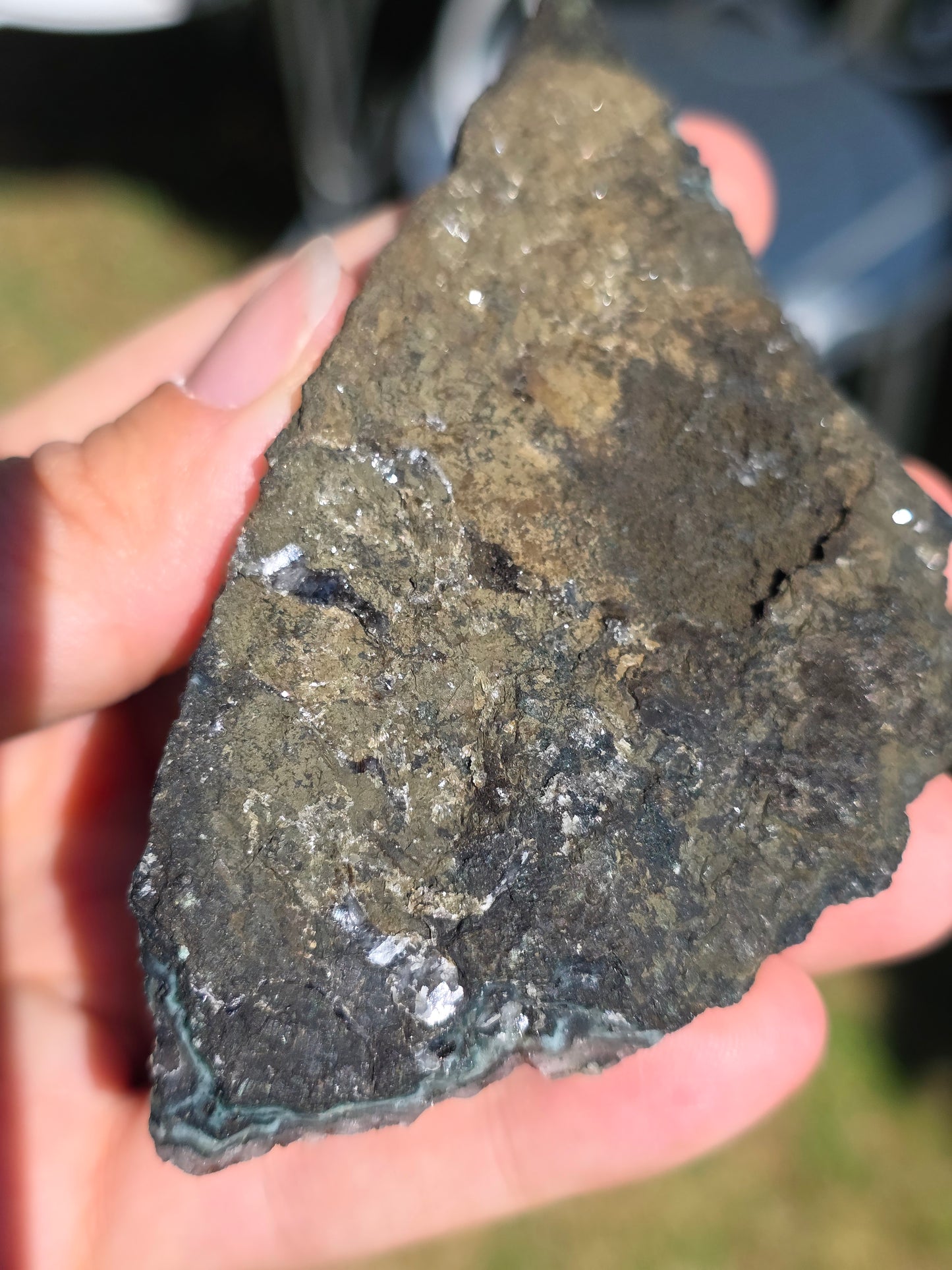 Calcédoine d'Inde avec Heulandite rouge n°46