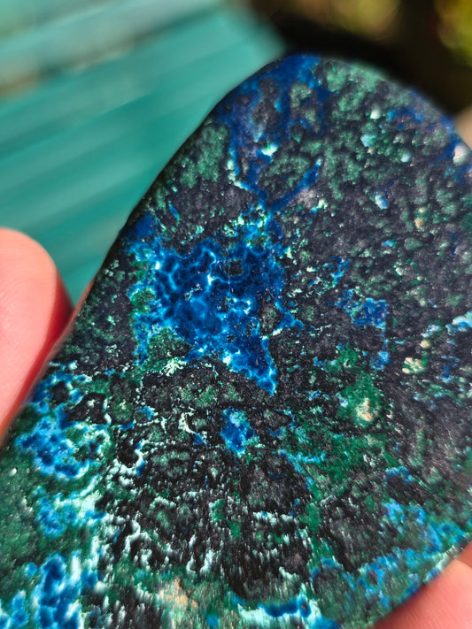 Galet Shattuckite et Malachite du Congo n°1