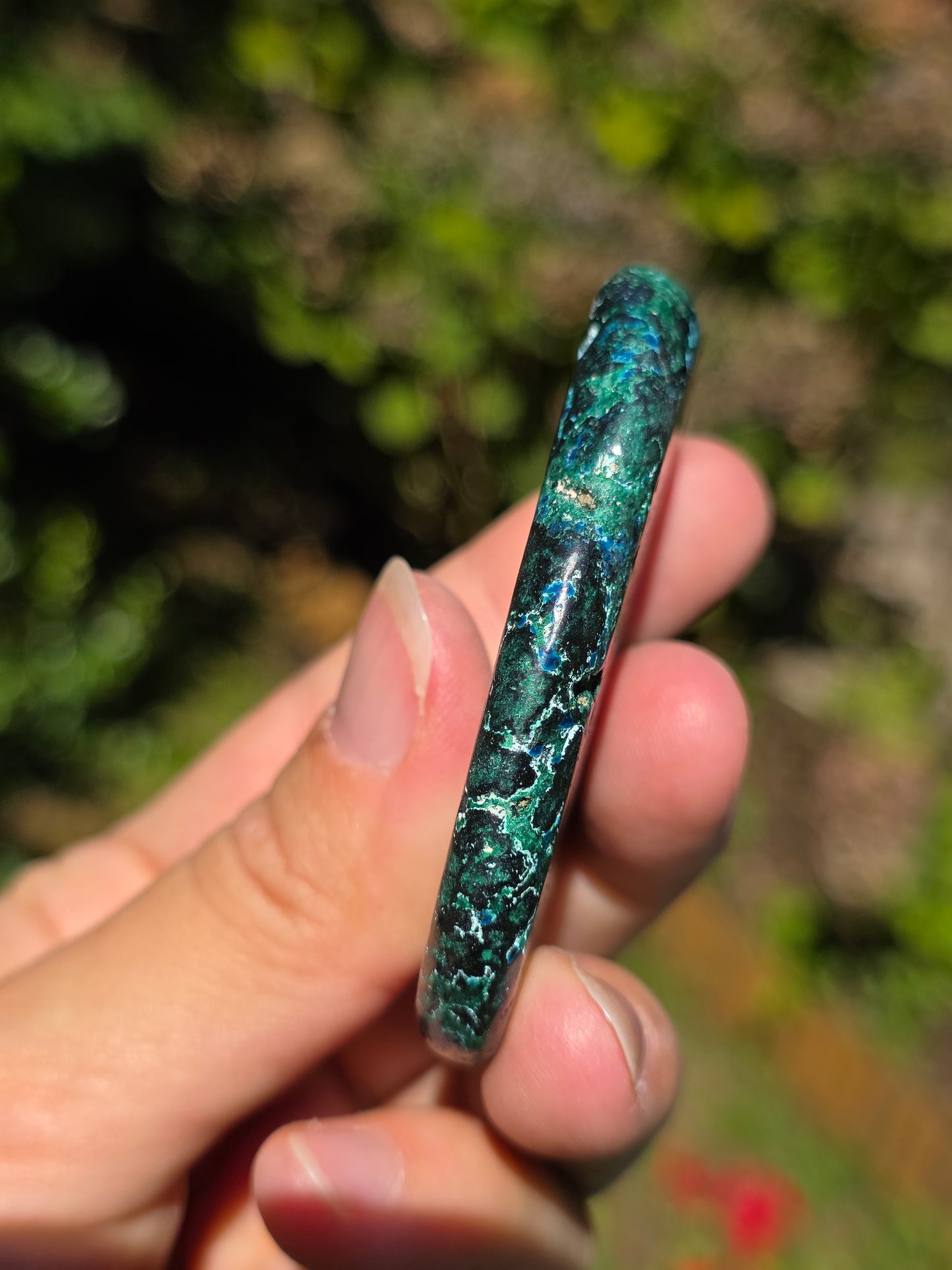 Galet Shattuckite et Malachite du Congo n°2