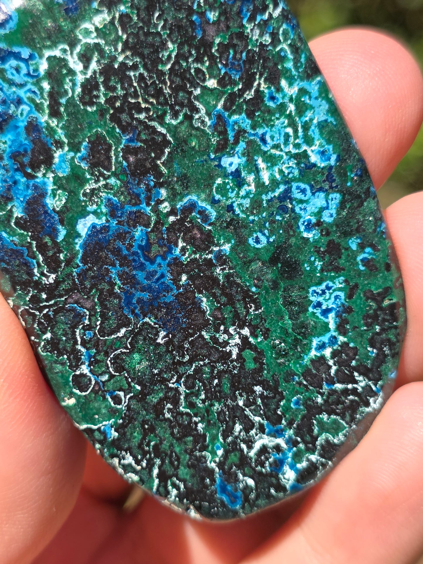 Galet Shattuckite et Malachite du Congo n°3