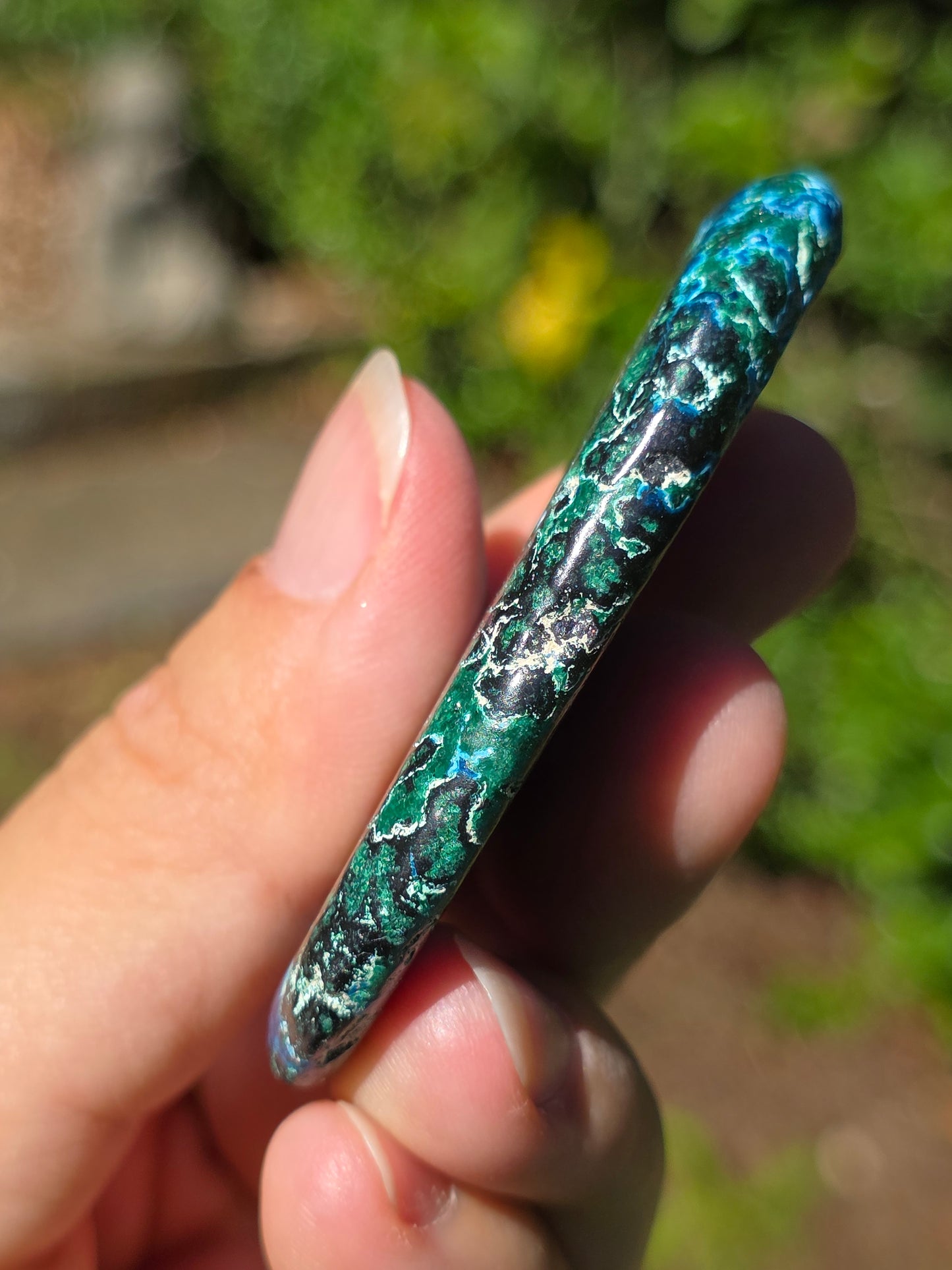 Galet Shattuckite et Malachite du Congo n°3