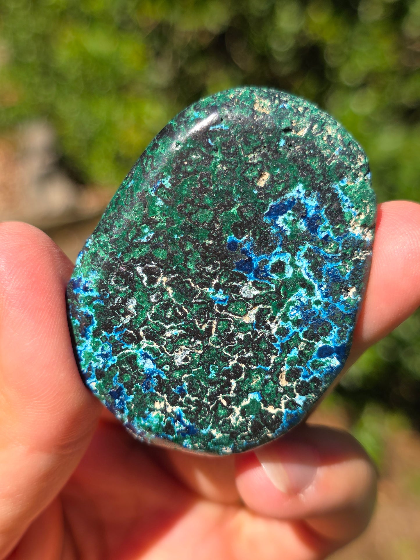 Galet Shattuckite et Malachite du Congo n°5