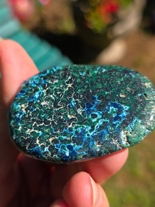 Galet Shattuckite et Malachite du Congo n°5