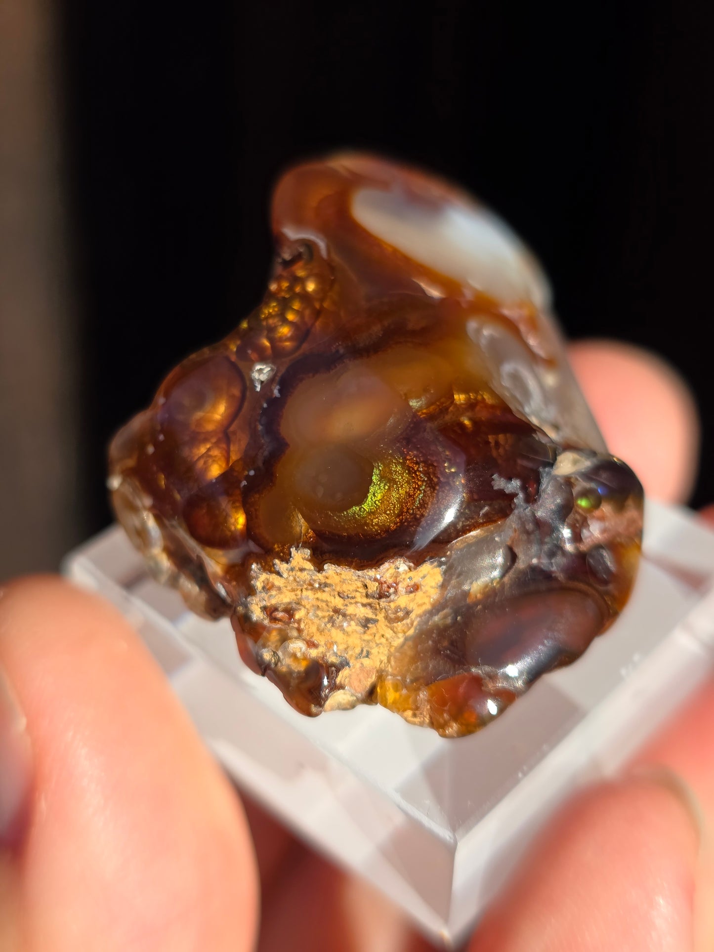 Agate feu du Mexique A1