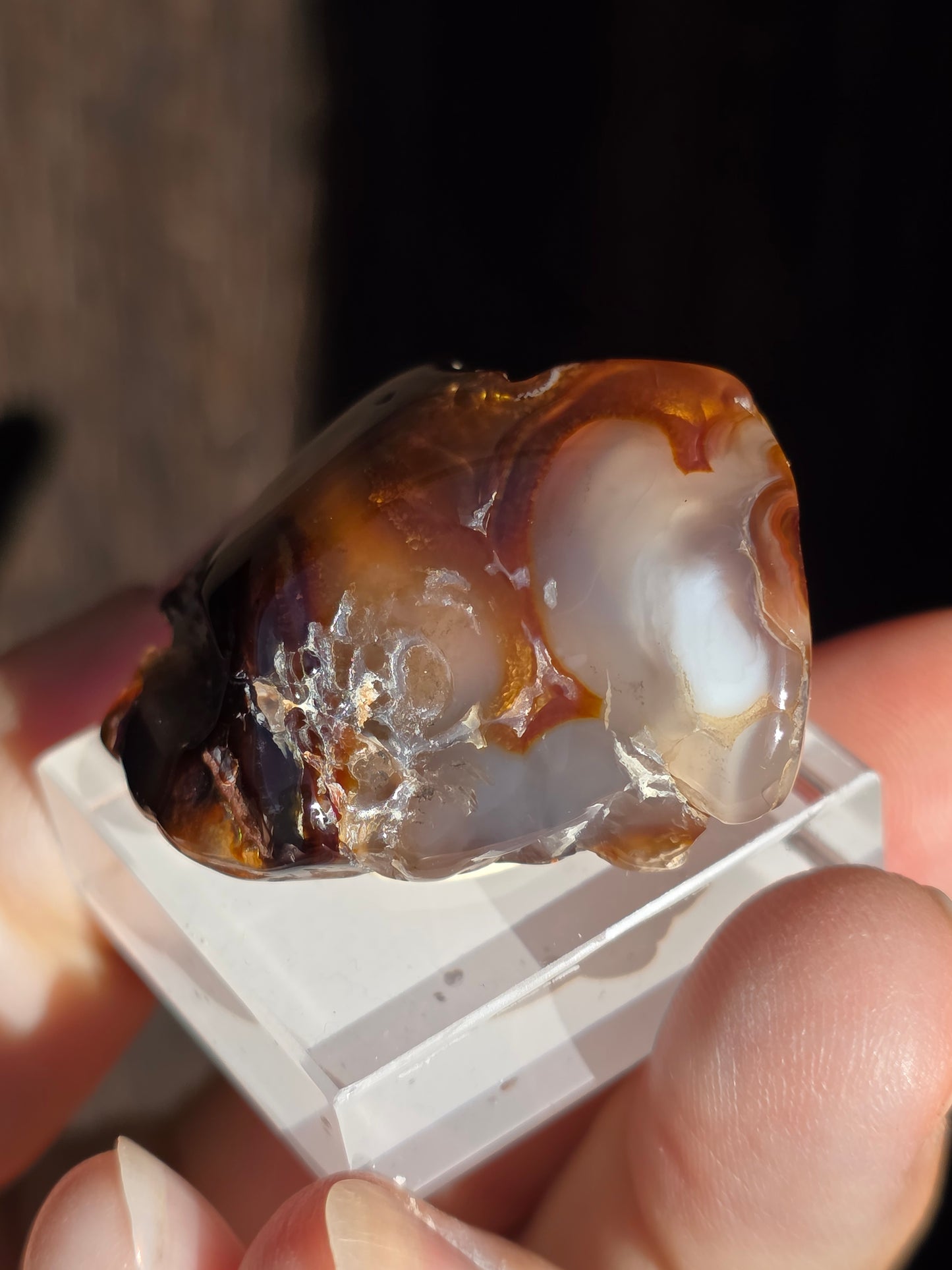Agate feu du Mexique A1