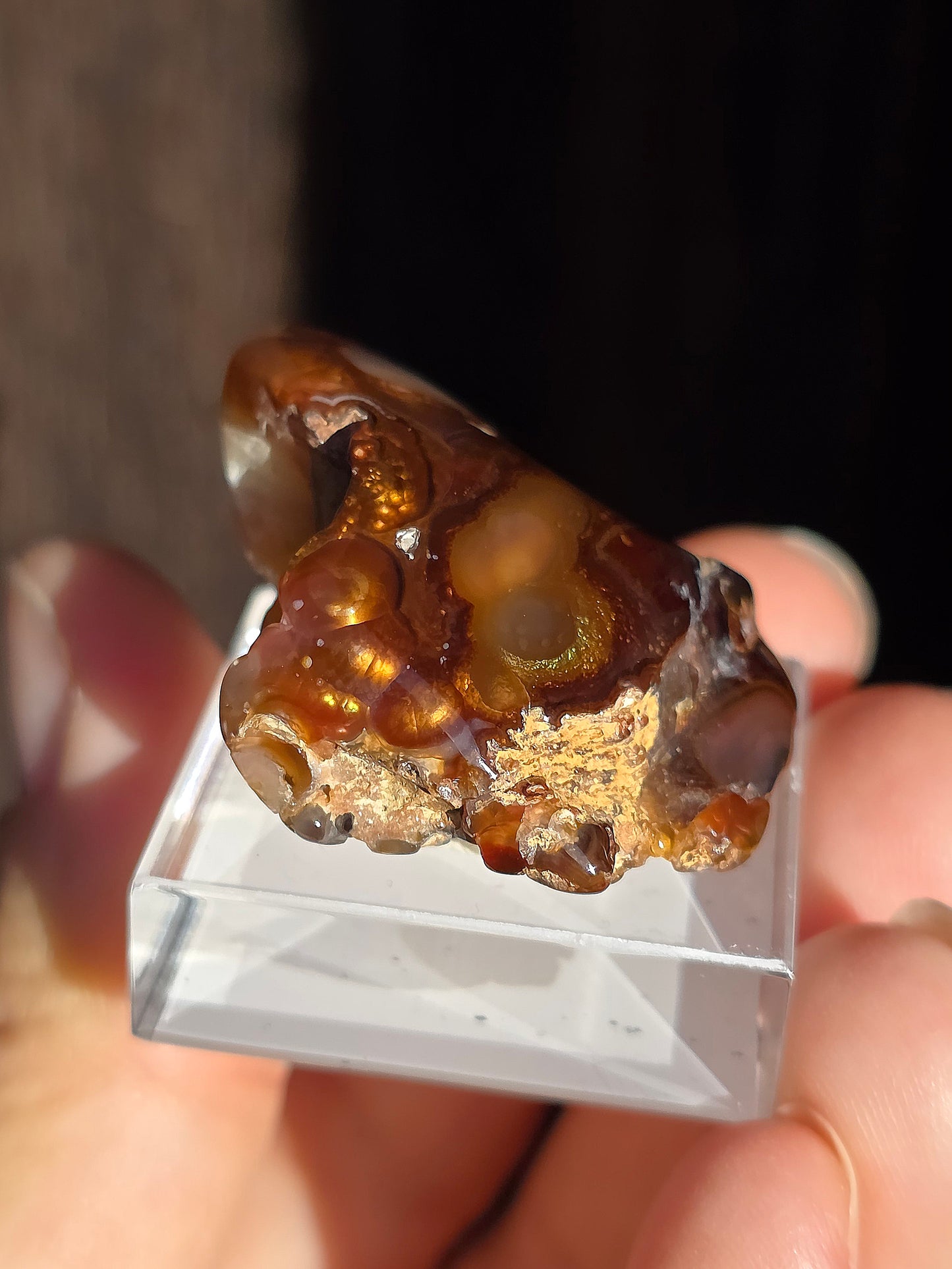 Agate feu du Mexique A1