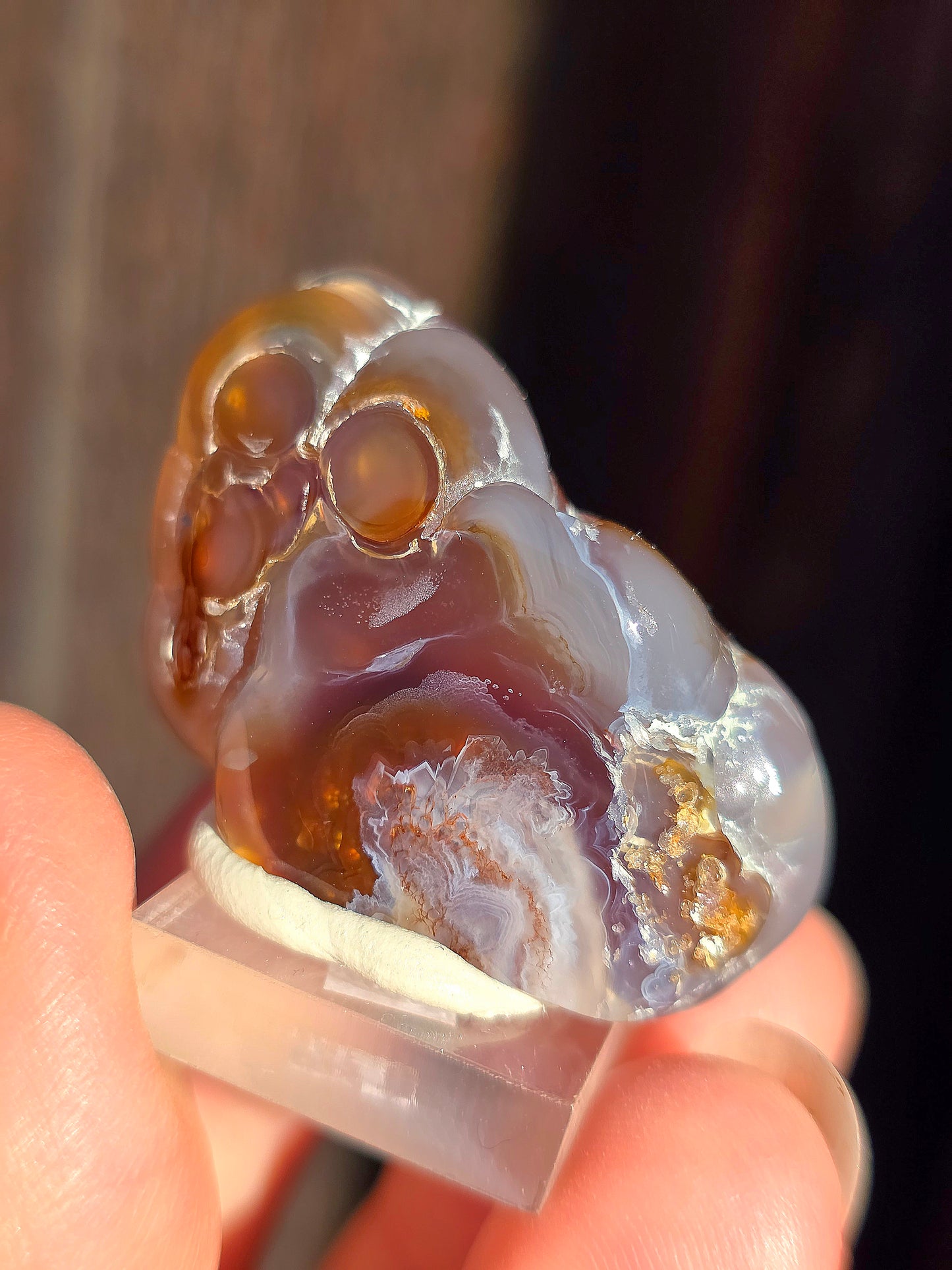 Agate feu du Mexique A3