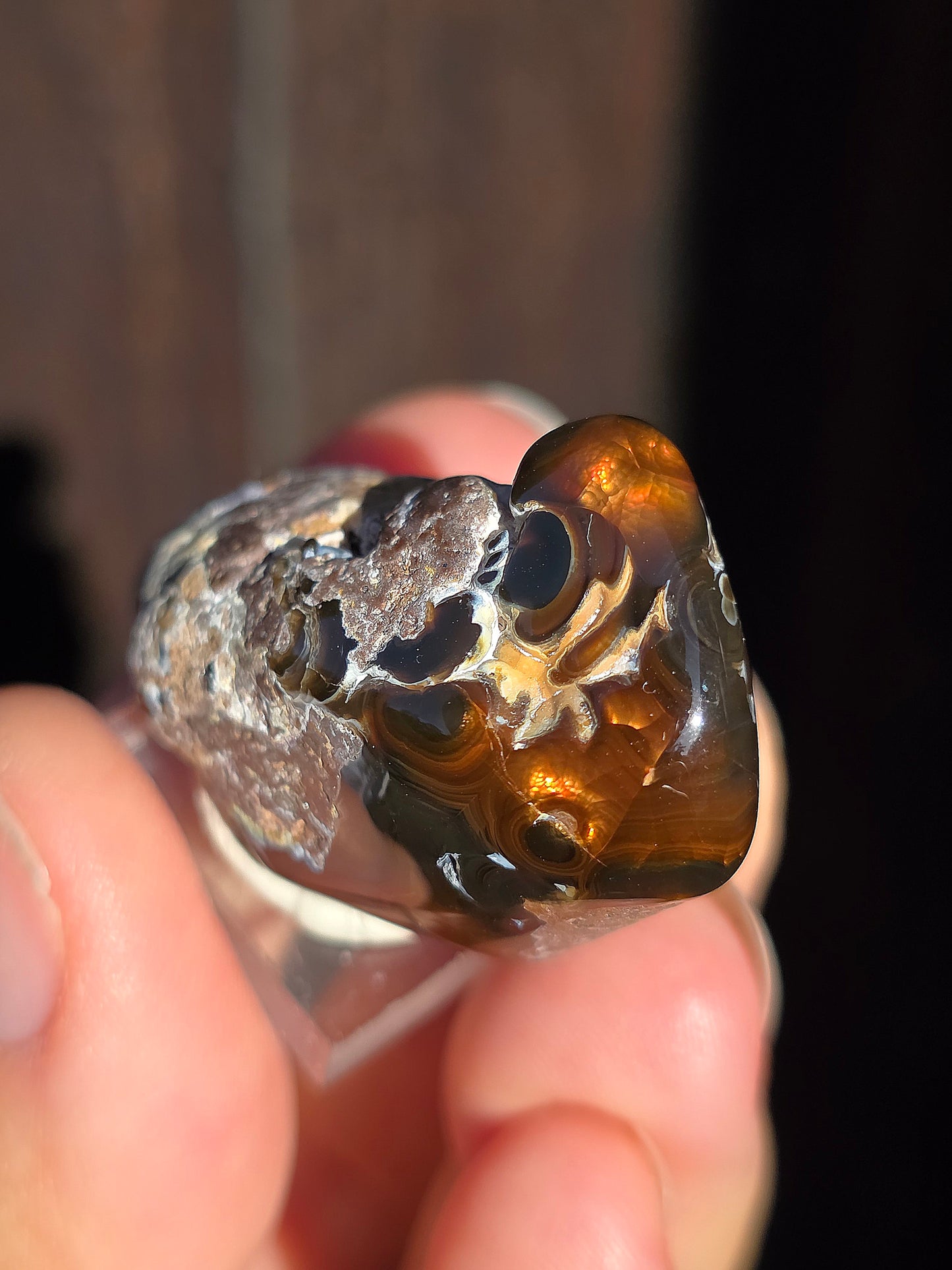 Agate feu du Mexique A4