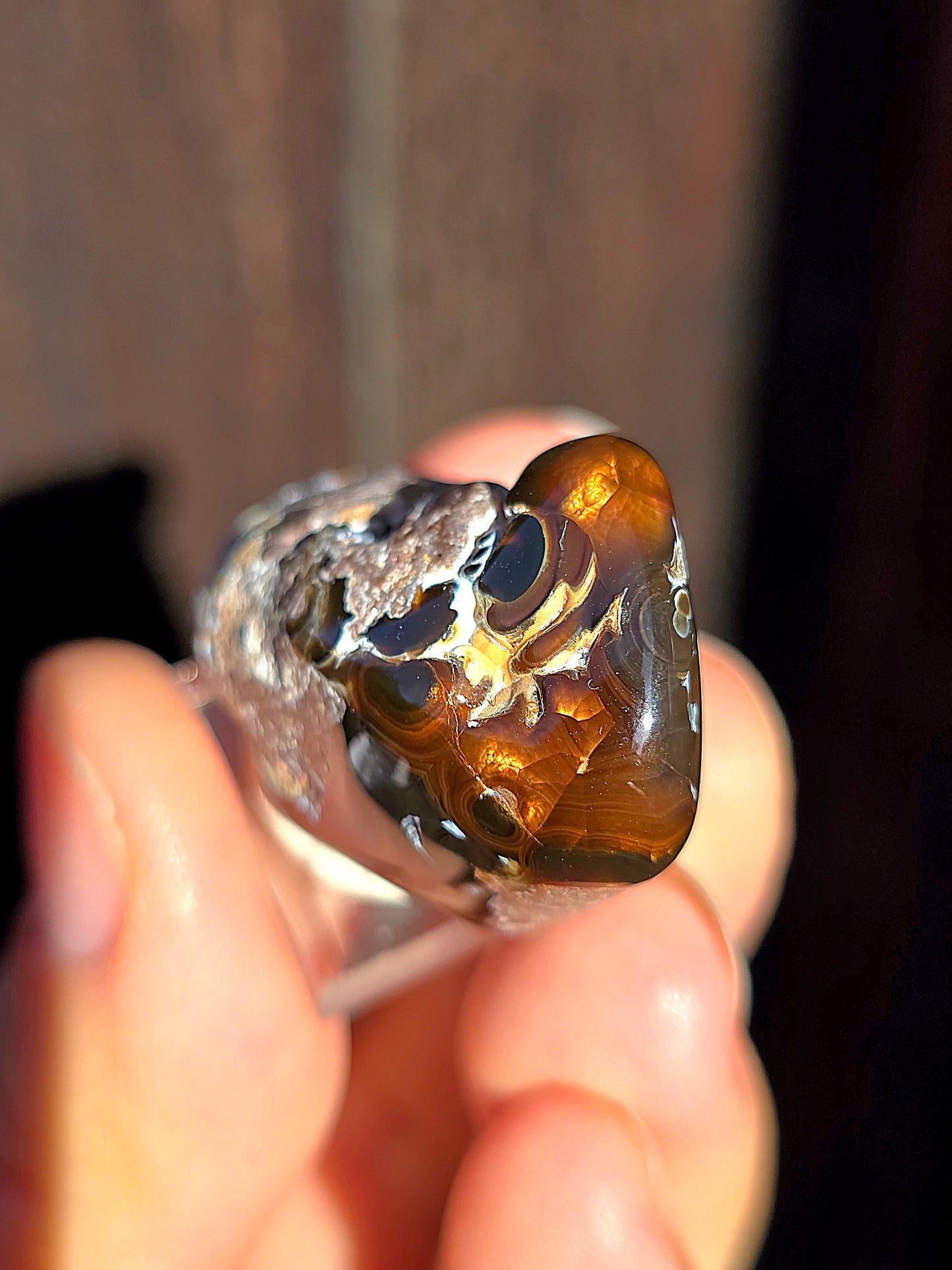 Agate feu du Mexique A4