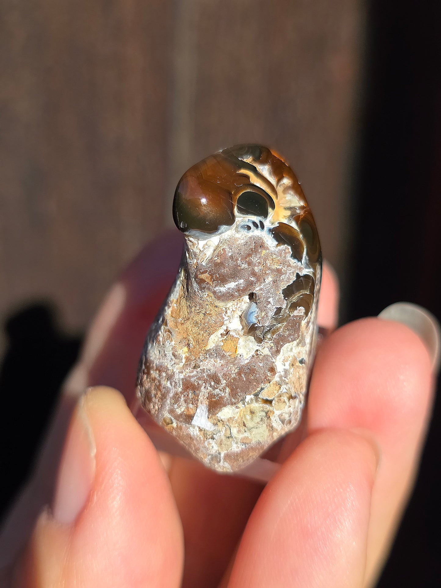 Agate feu du Mexique A4