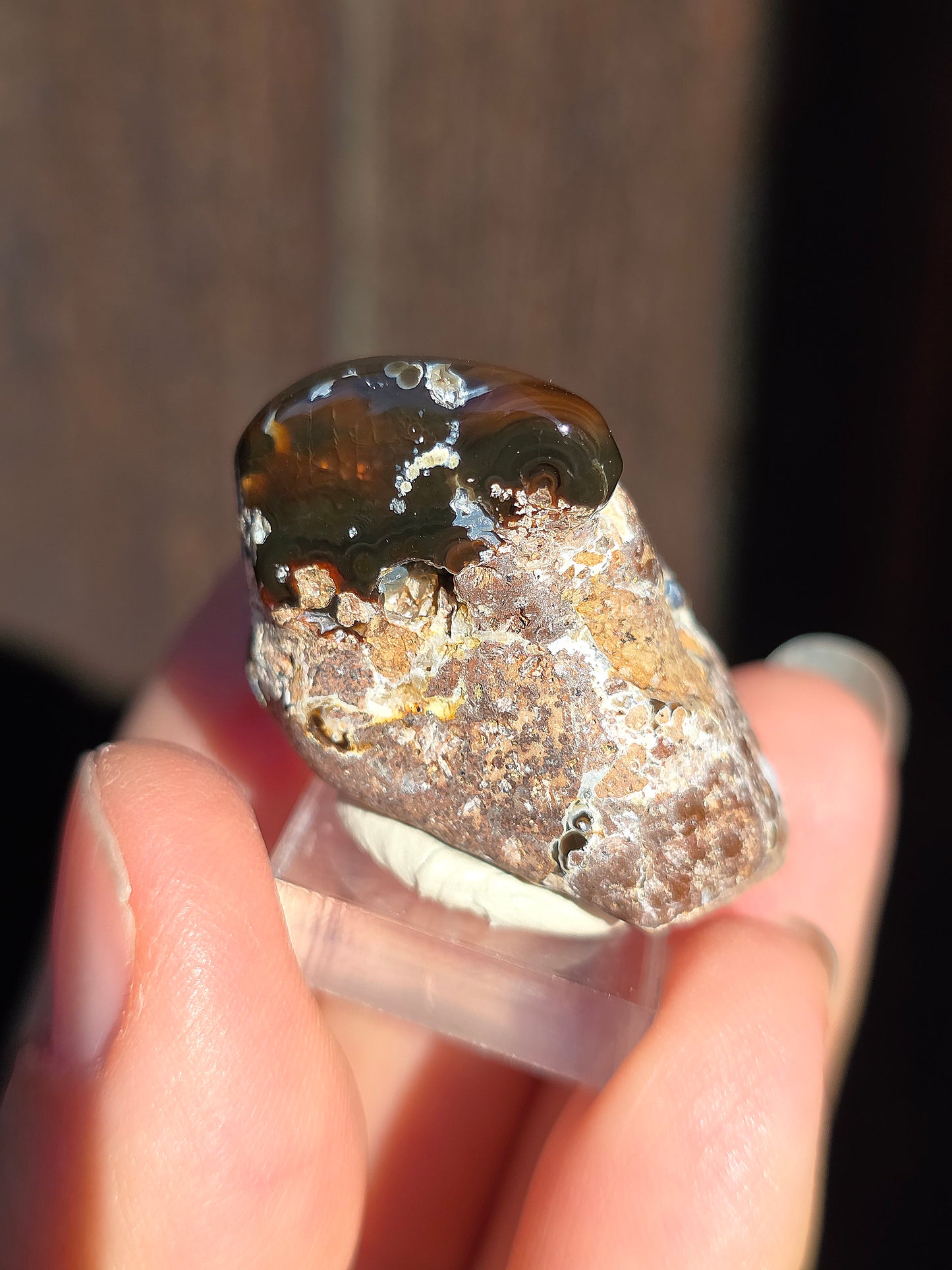 Agate feu du Mexique A4