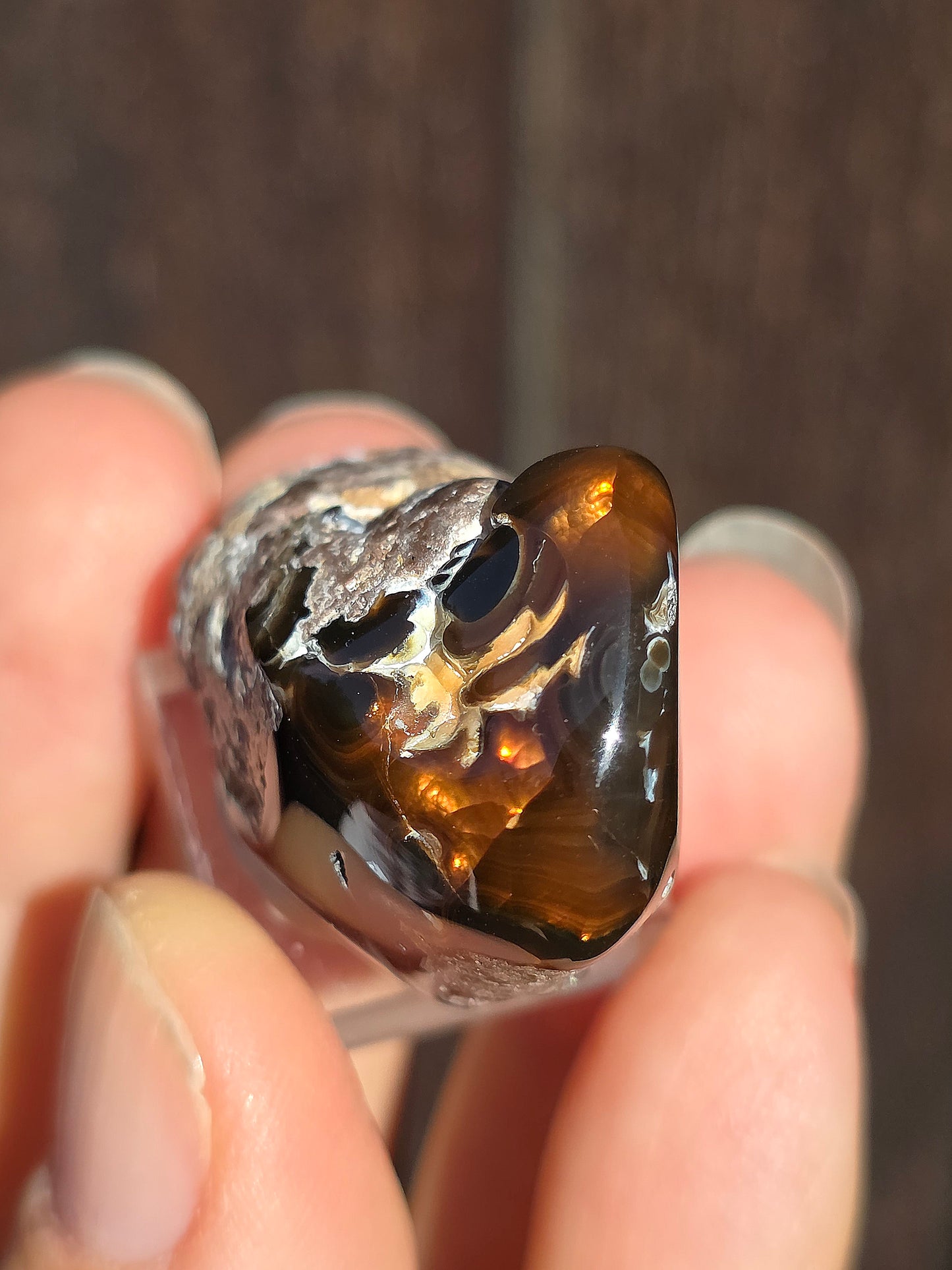 Agate feu du Mexique A4