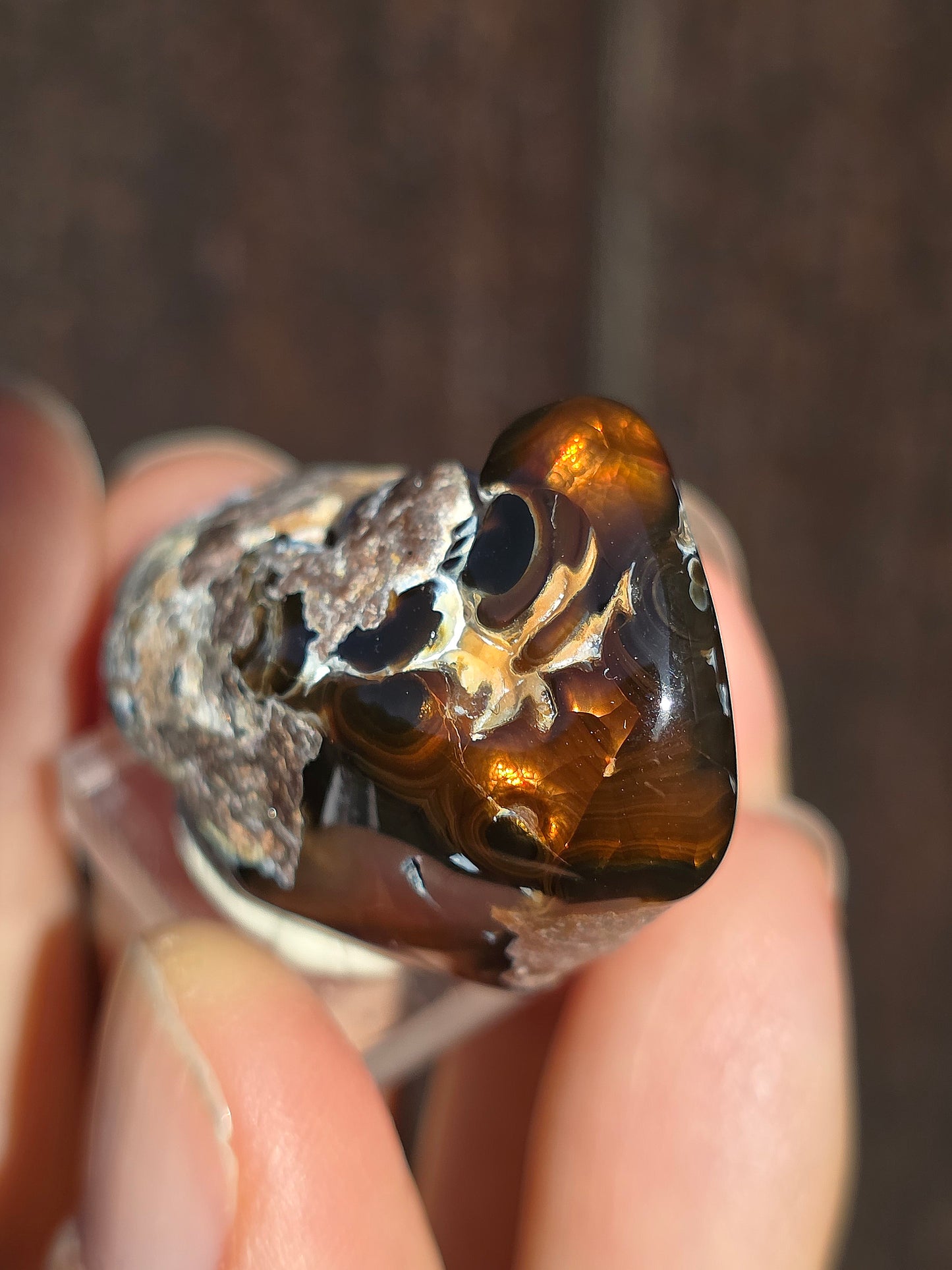 Agate feu du Mexique A4