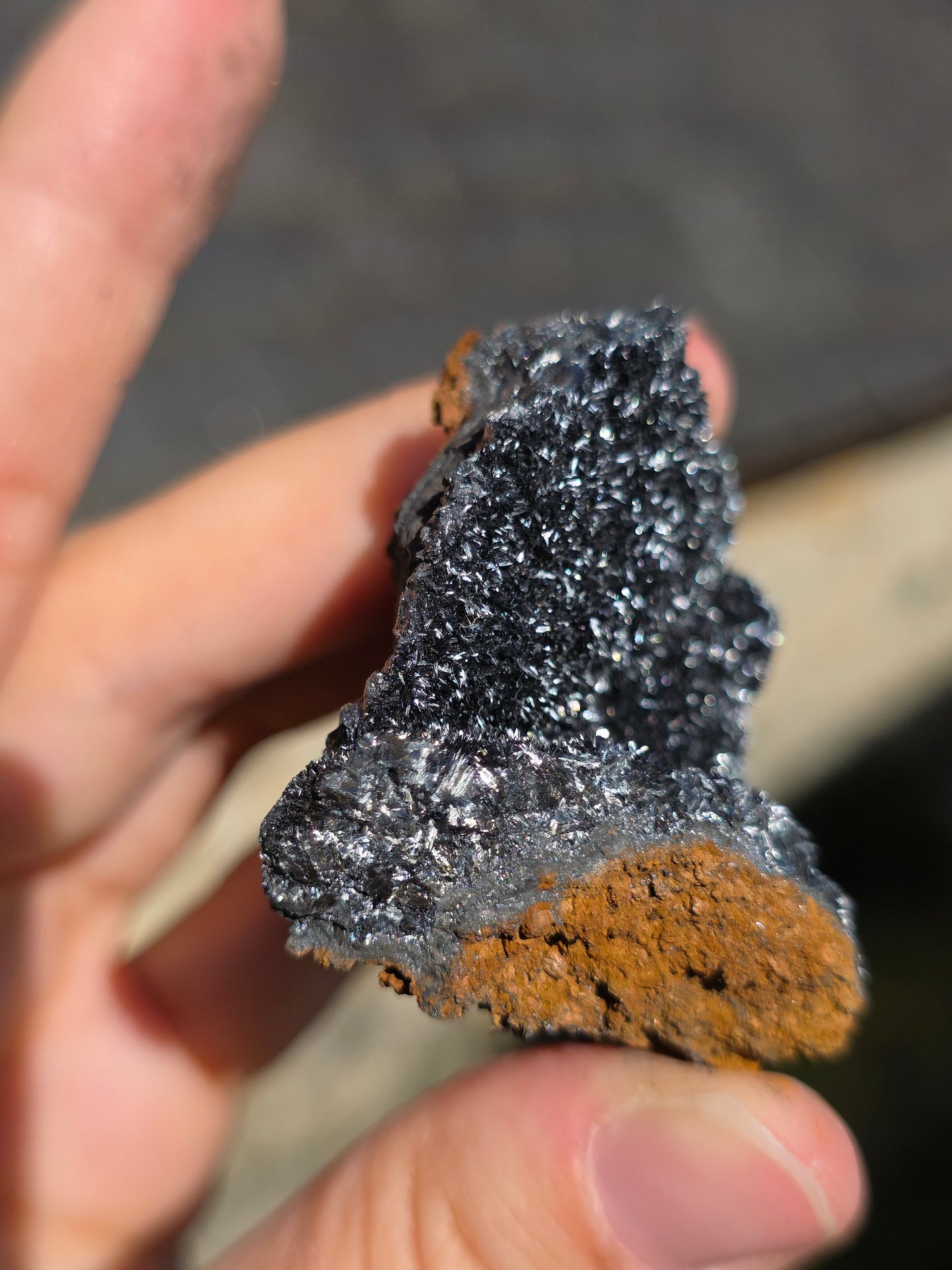 Pyrolusite du Maroc