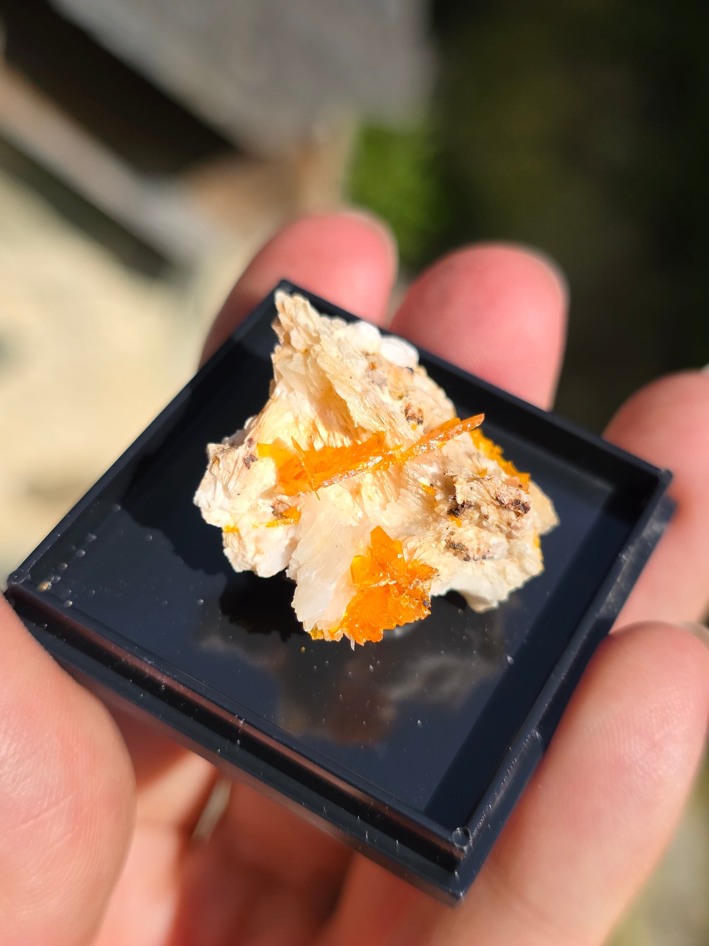 Wulfénite du Maroc n°1