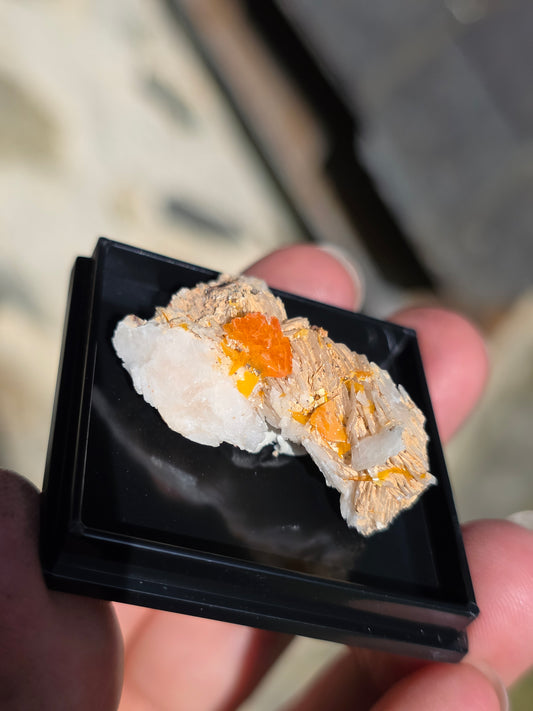 Wulfénite du Maroc n°2