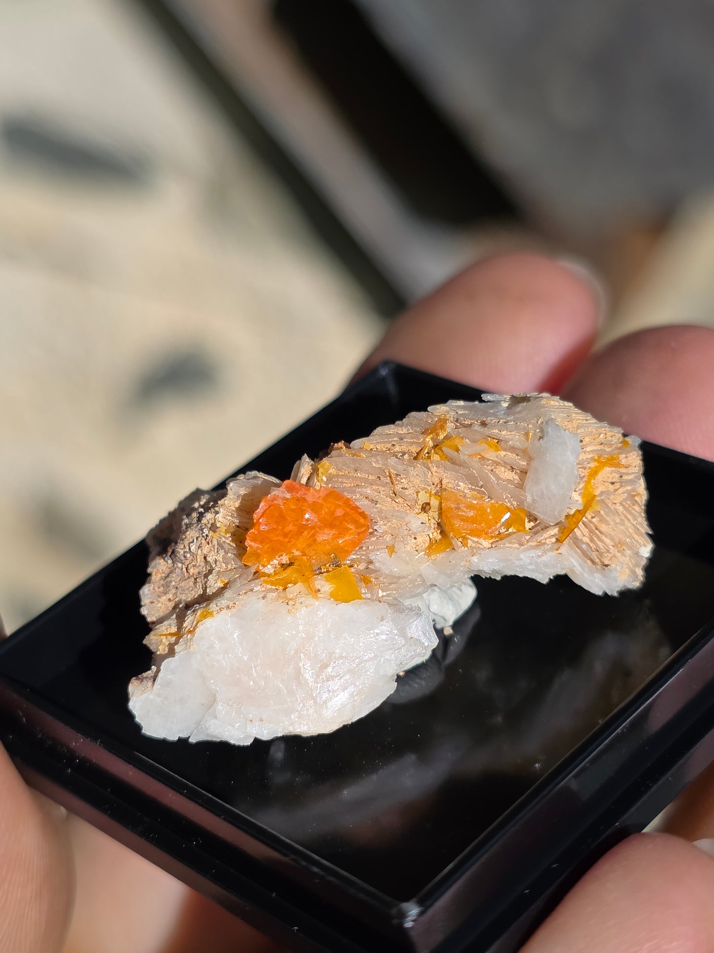 Wulfénite du Maroc n°2