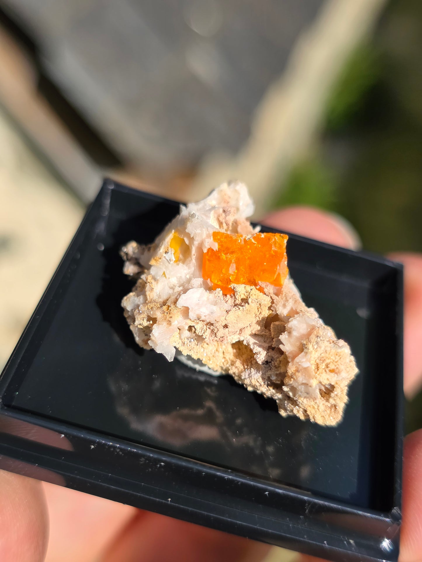 Wulfénite du Maroc n°4