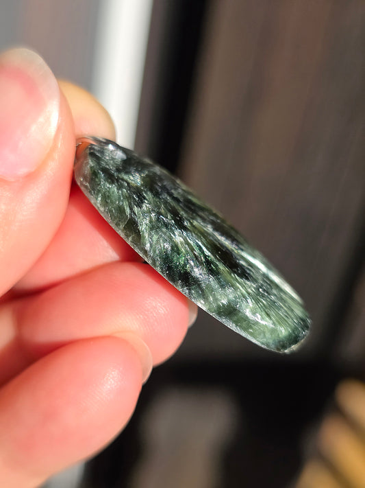 Pendentif en Séraphinite de Russie