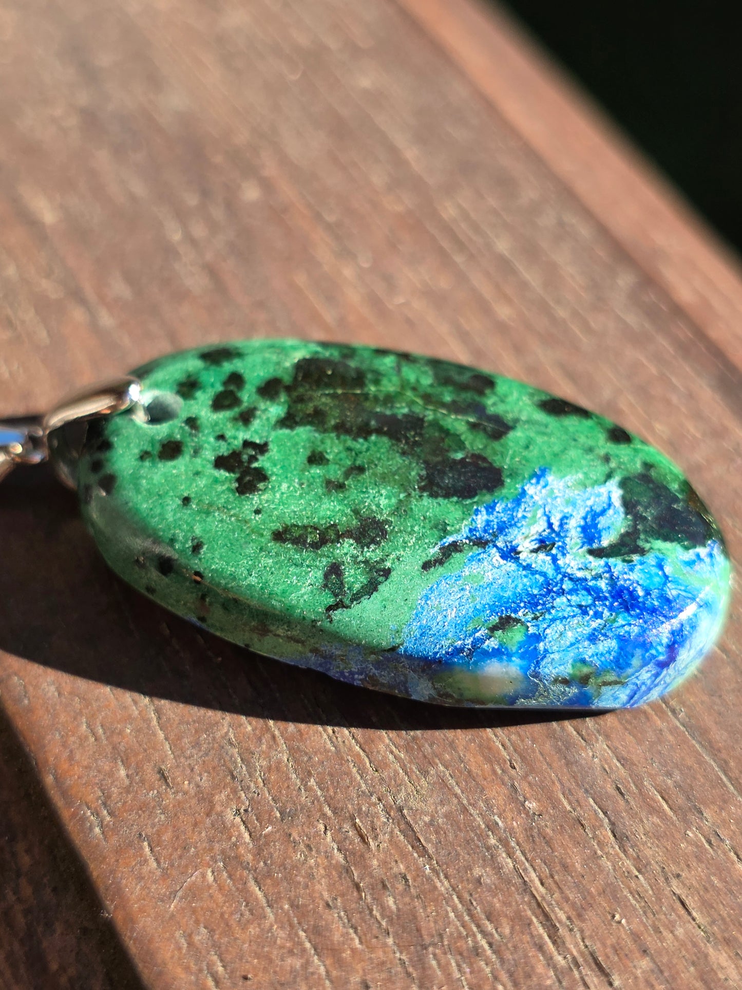 Pendentif Malachite et Azurite