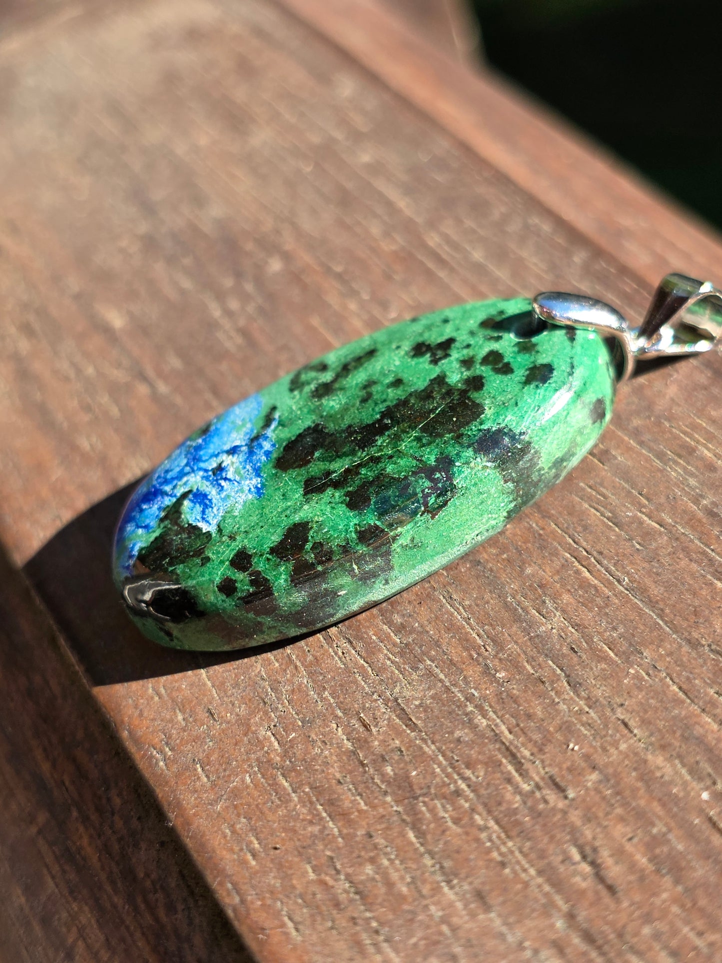 Pendentif Malachite et Azurite