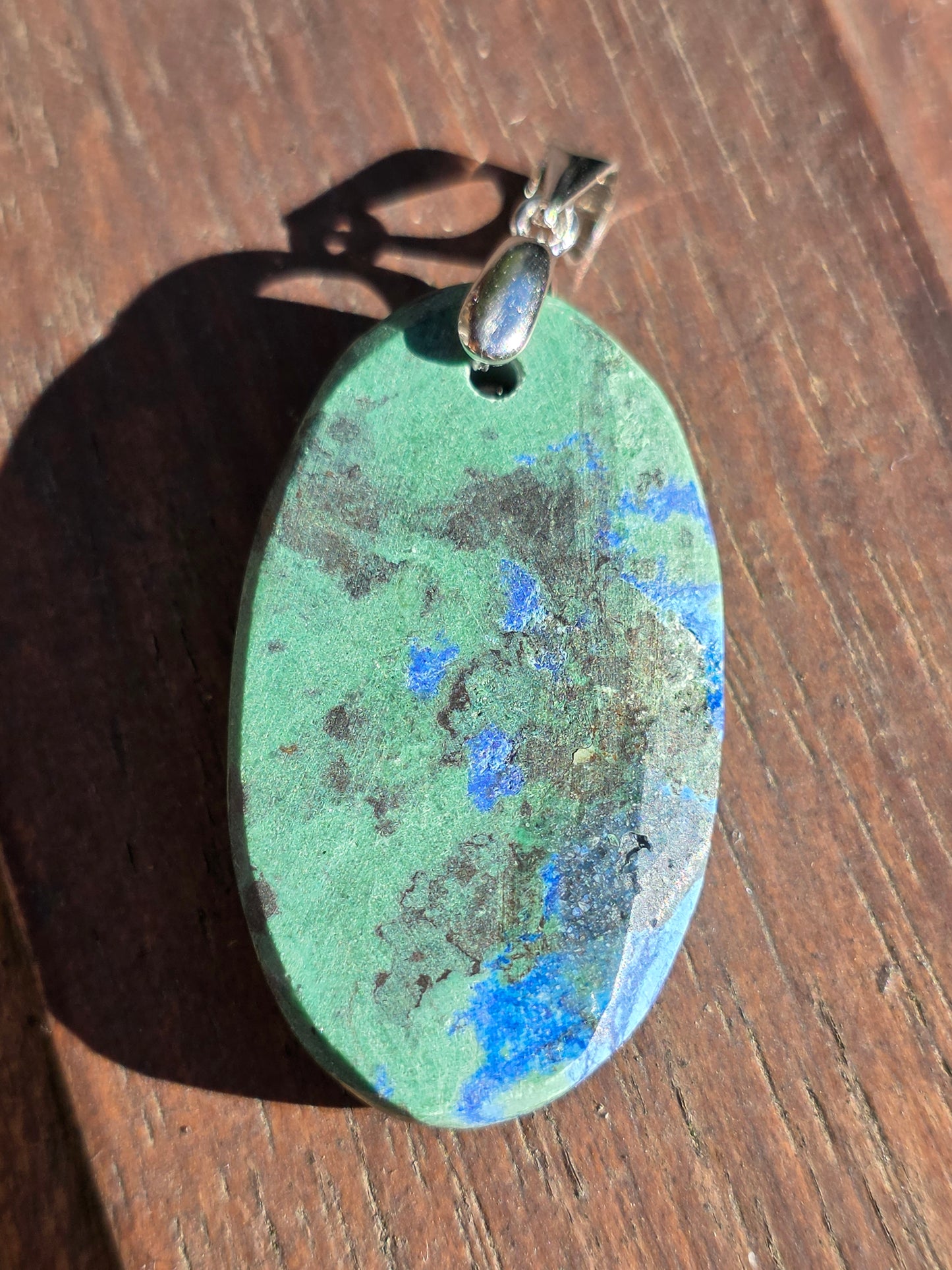 Pendentif Malachite et Azurite