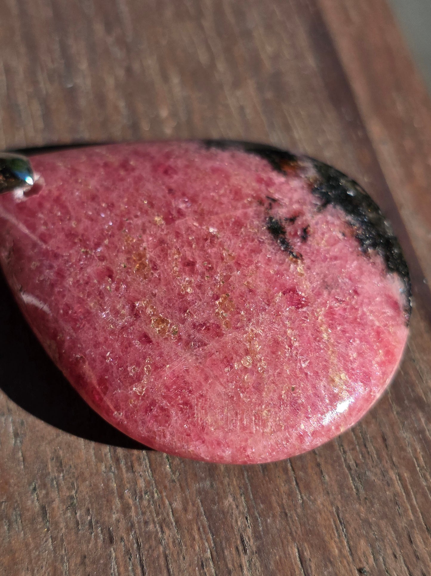 Pendentif Rhodonite
