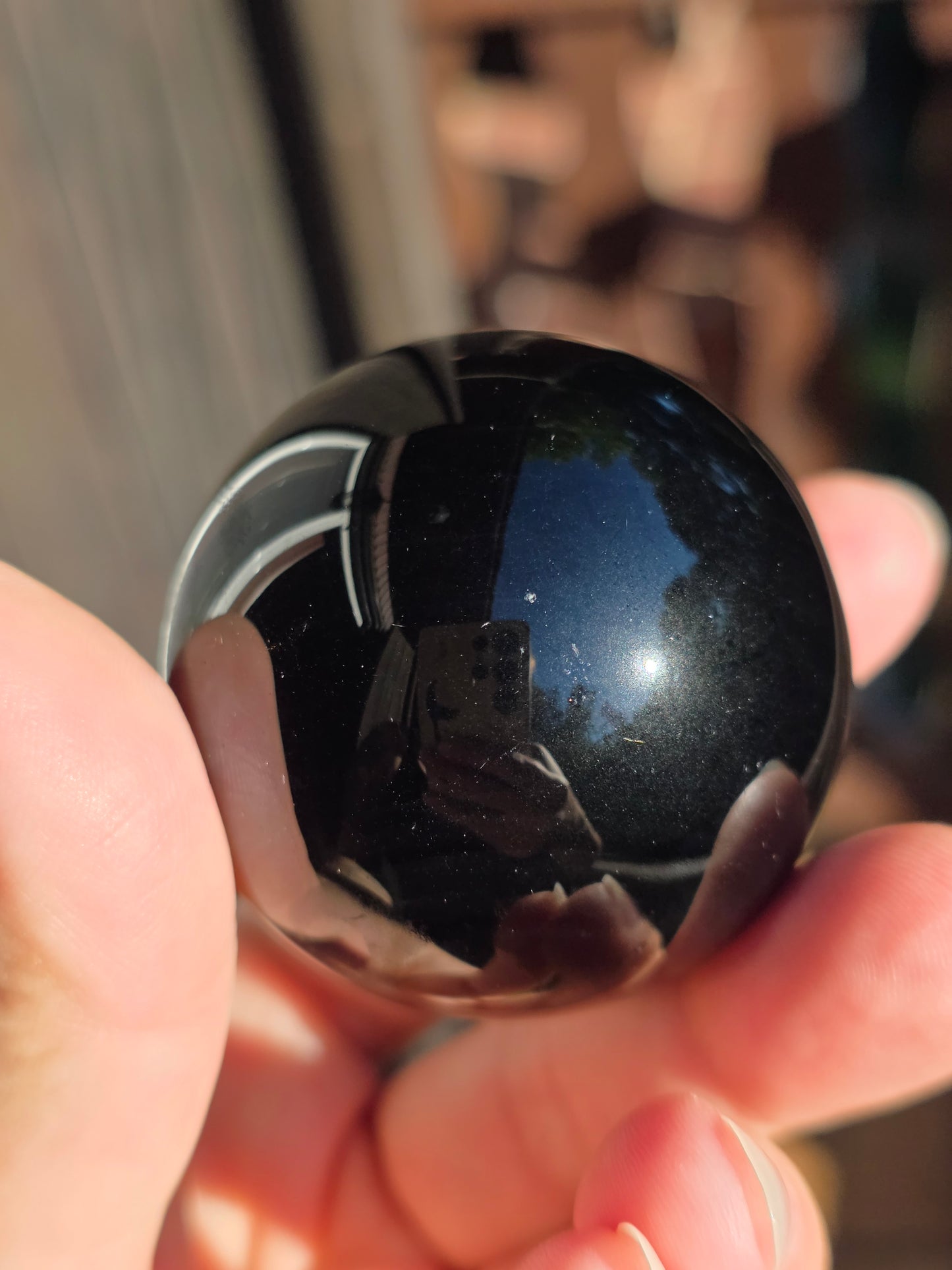 Sphère Obsidienne oeil céleste A