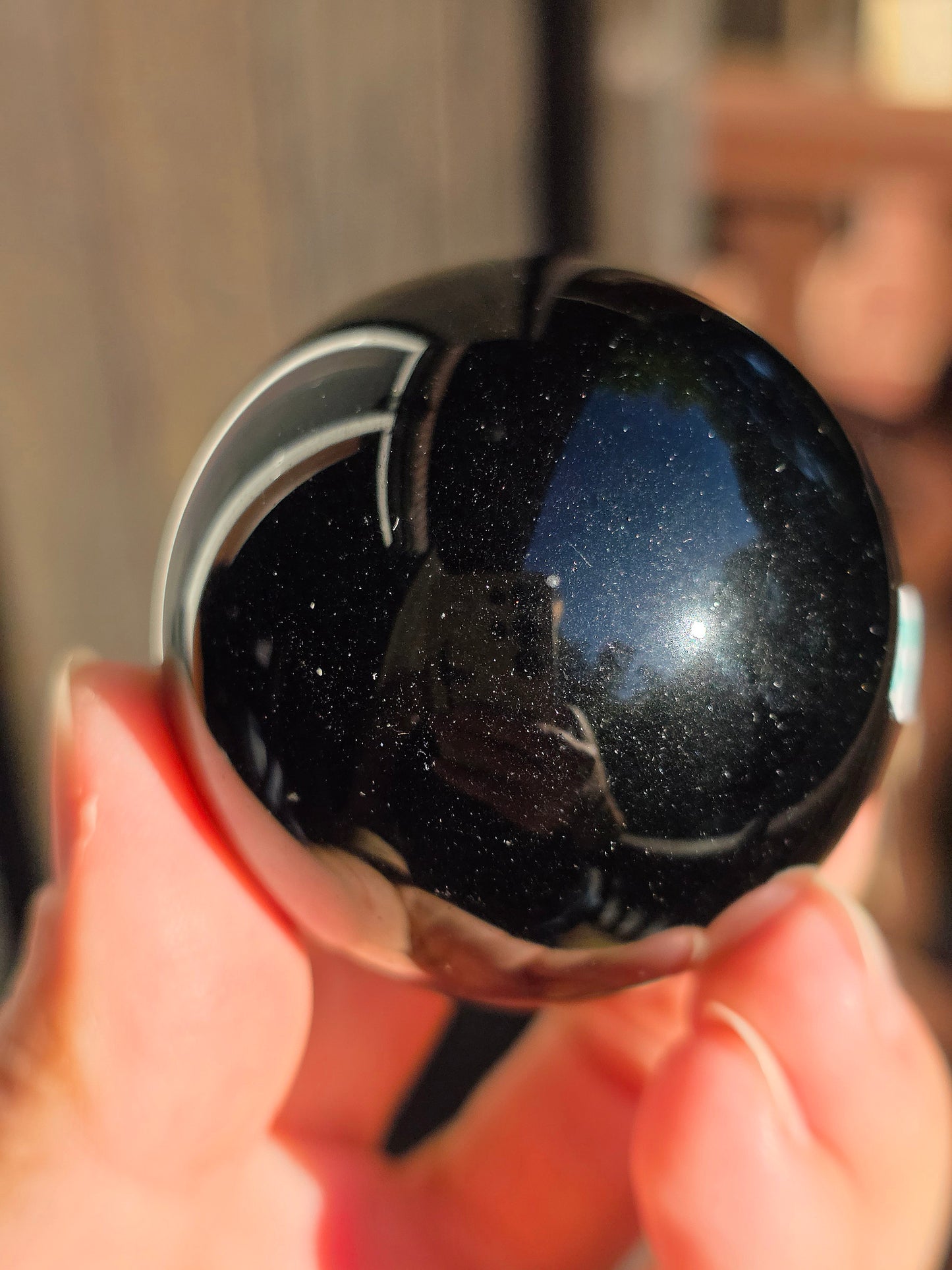 Sphère Obsidienne oeil céleste B
