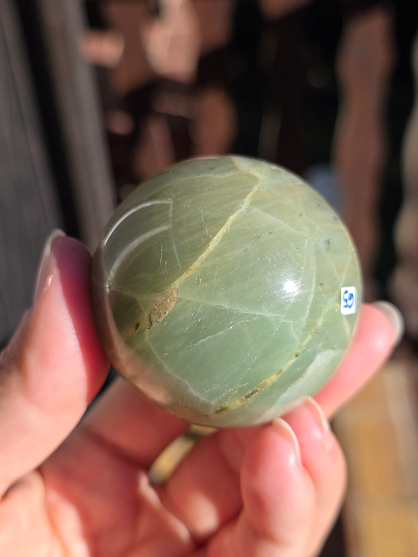 Grosse Sphère Garniérite (pierre de lune verte) G5