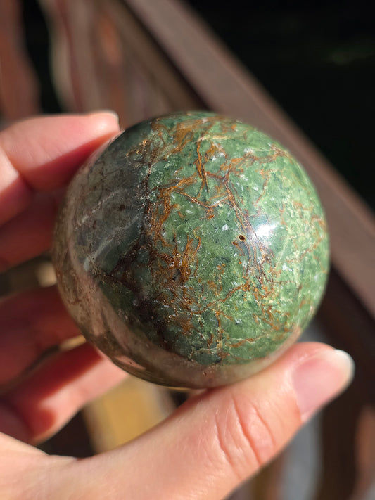 Sphère Chrysoprase