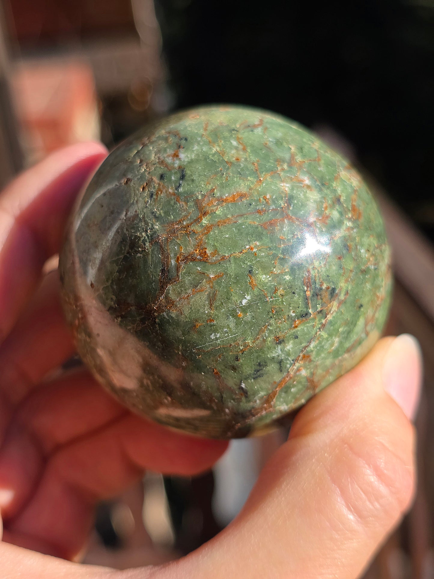 Sphère Chrysoprase