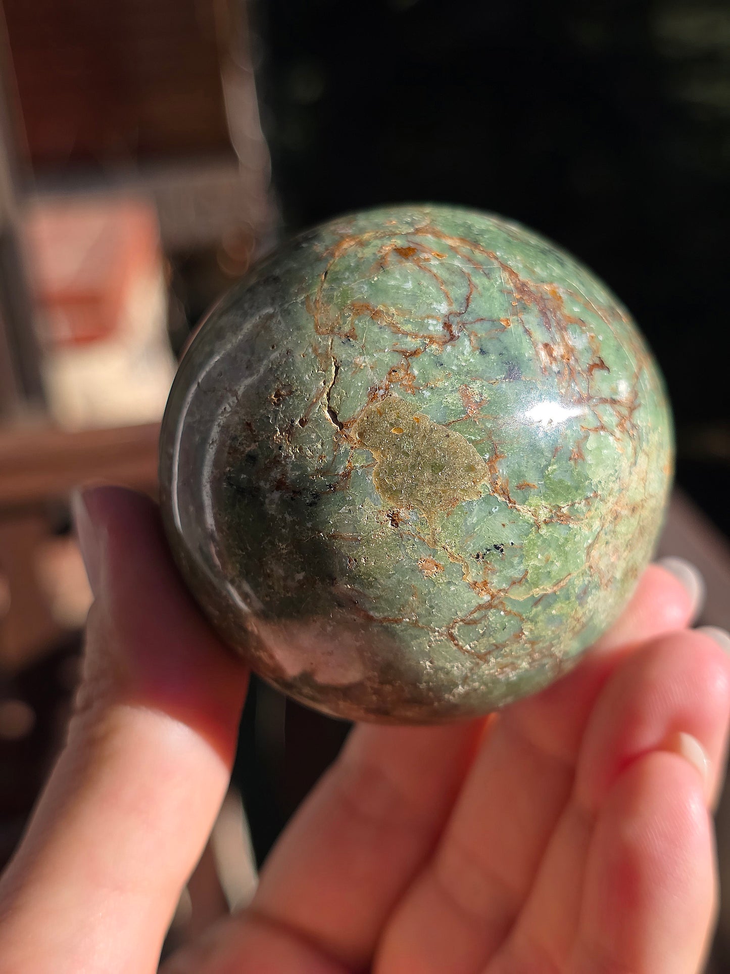 Sphère Chrysoprase
