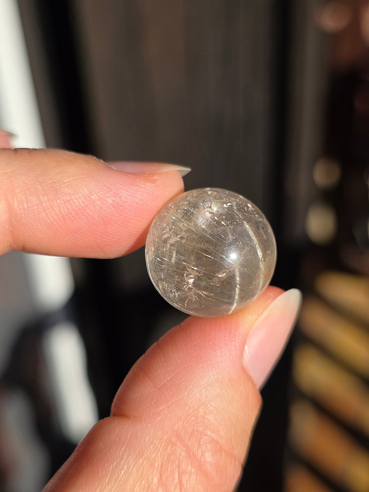 Mini sphère Quartz rutile A