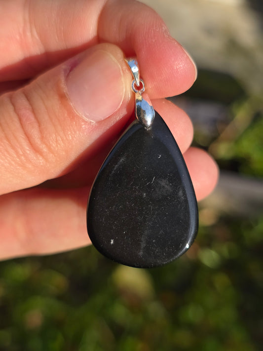 Pendentif Obsidienne Oeil Céleste (à choisir)