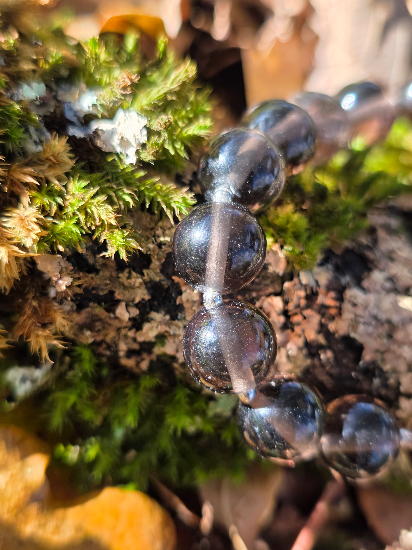 Bracelet Obsidienne Larmes d'Apache