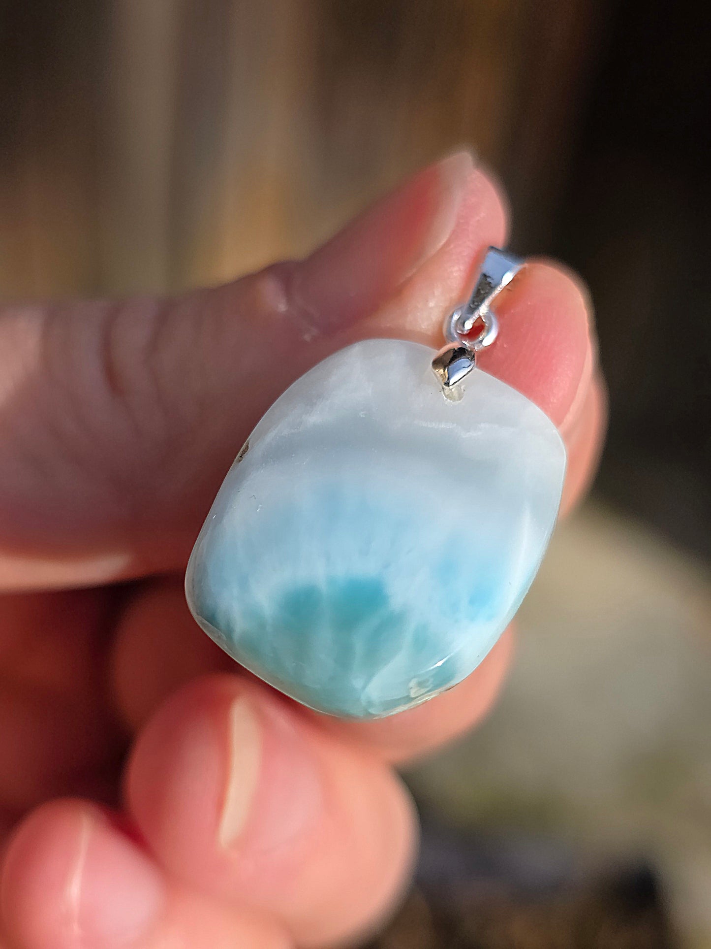Pendentif en Larimar (à choisir)