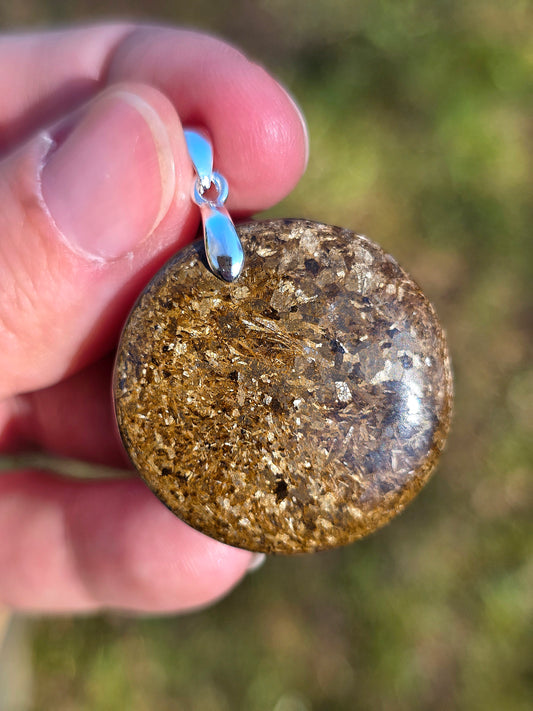 pendentif en Bronzite Madagascar