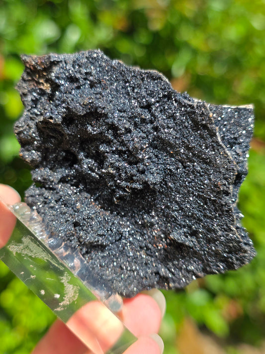 Goethite "Millefeuille" sur Quartz du Tarn