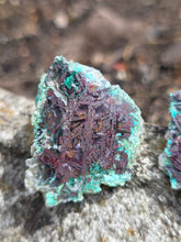 Calcédoine, Chrysocolle et Cuprite d'Indonésie