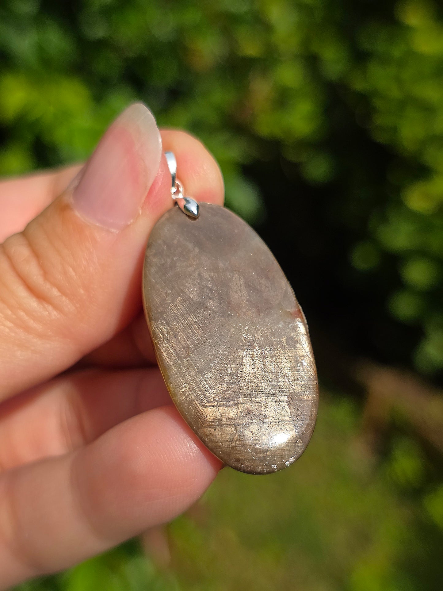 pendentif en Saphir brun doré de Thaïlande