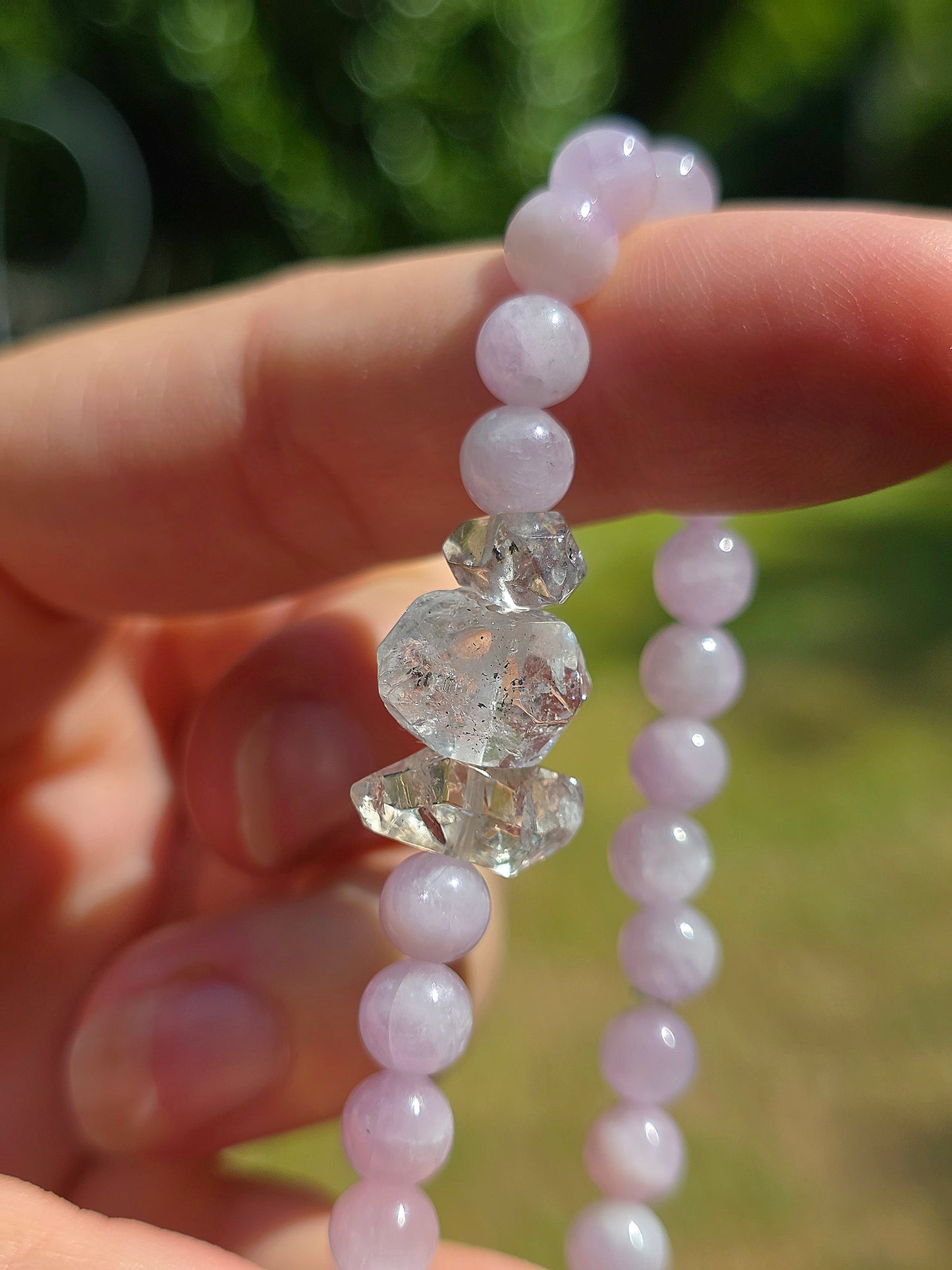 Bracelet diamant Herkimer (à choisir)