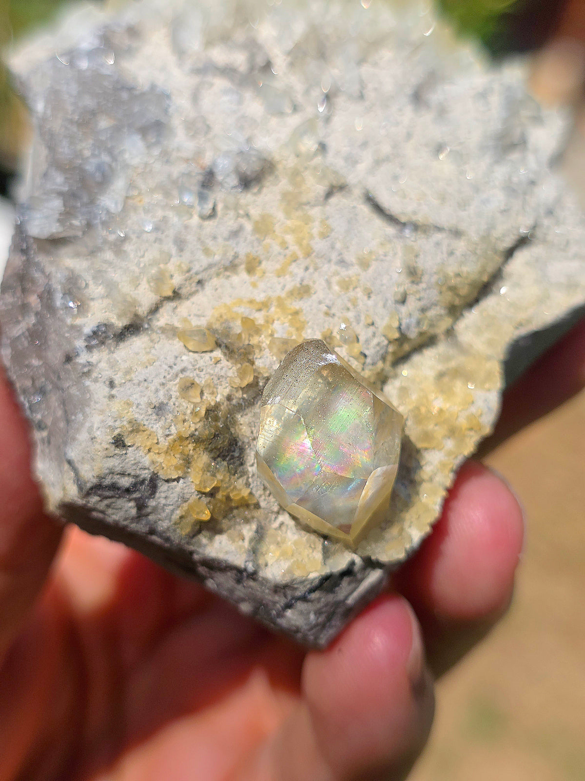 Calcite miel des Pyrénées A