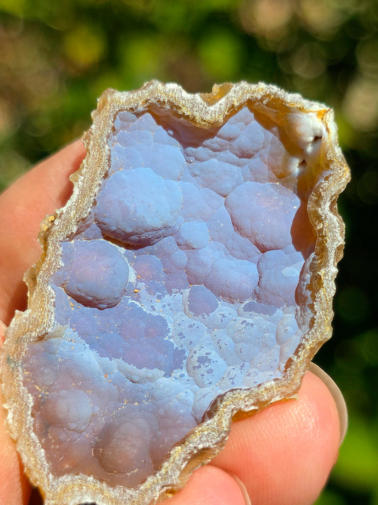 Calcédoine bleutée du Poitou