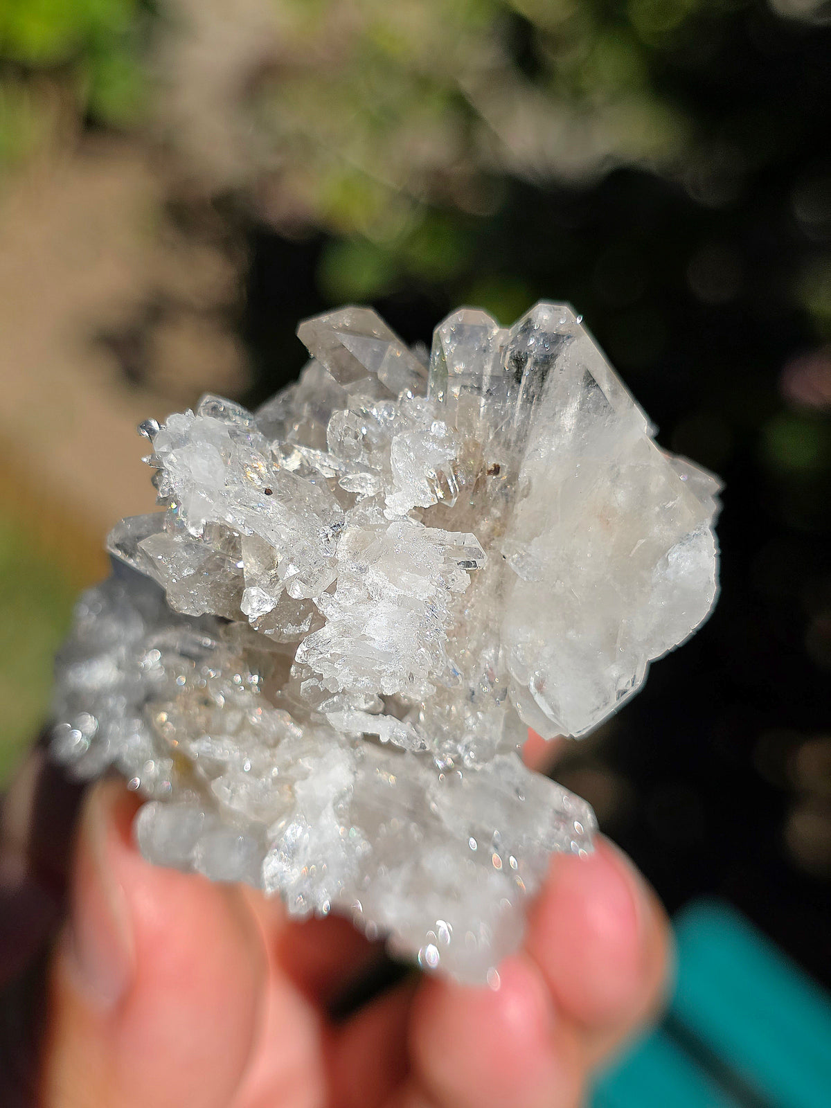 Quartz flottant d'Arrens dans les Hautes-Pyrénées.