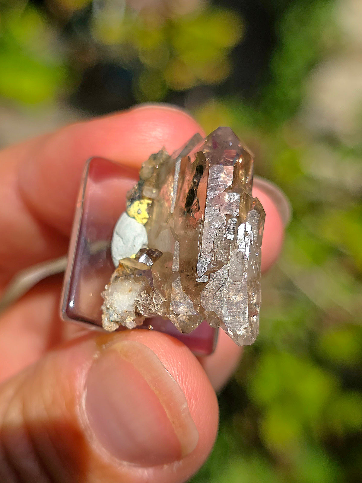 Quartz à âme fumé d'Arrens dans les Hautes-Pyrénées