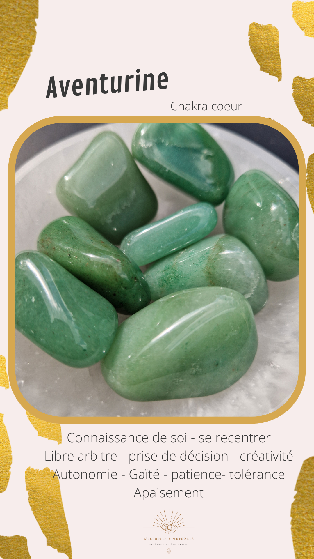 Boucles d'oreilles Aventurine verte