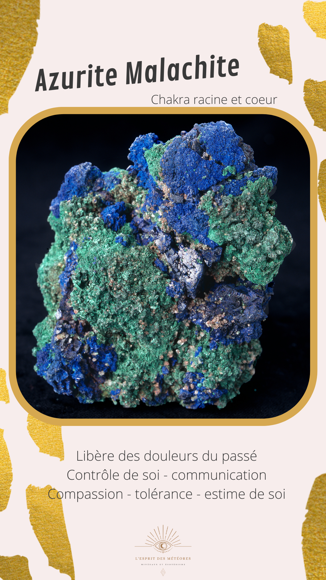 Pendentif en Azurite Malachite AZ3