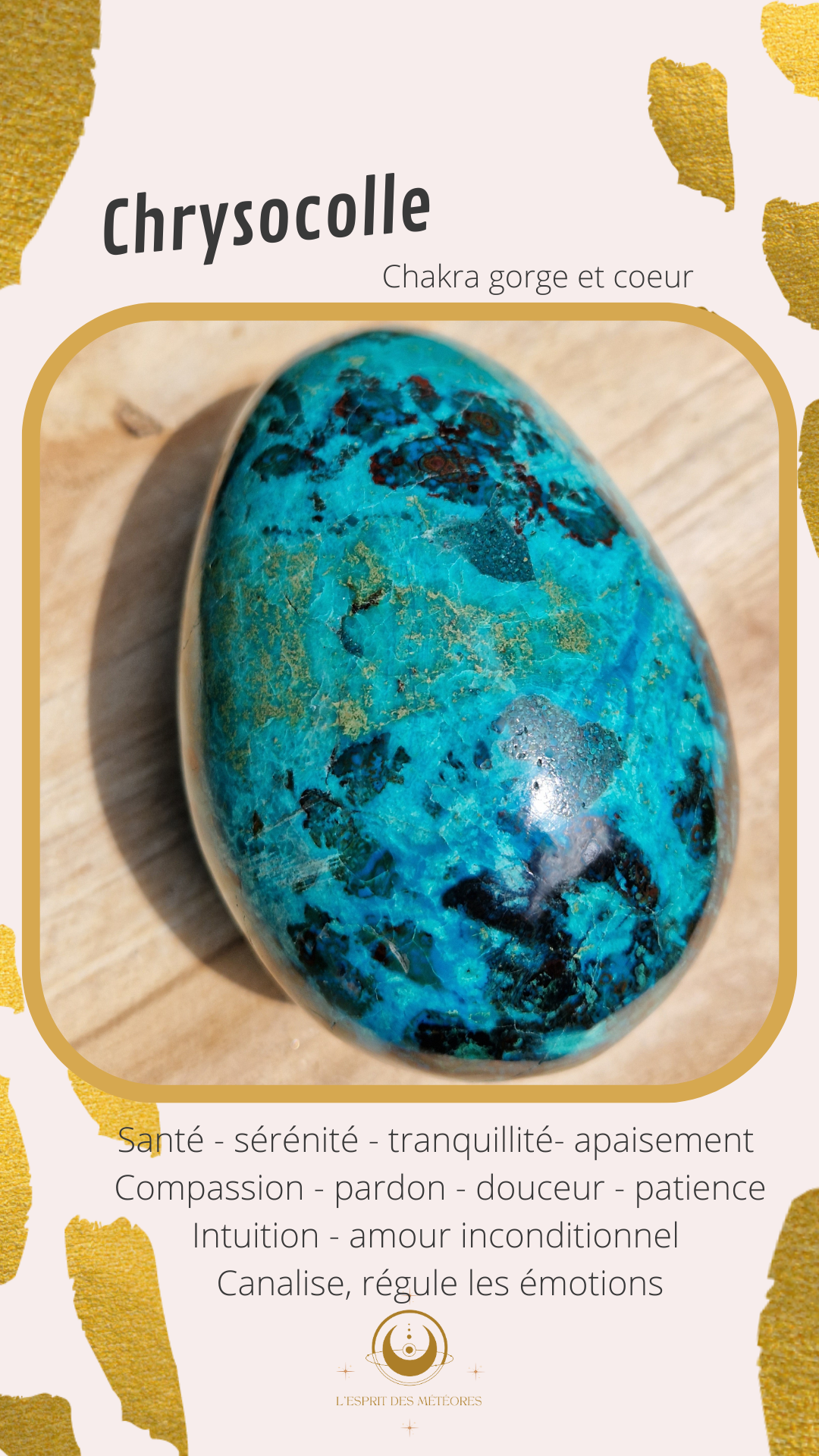Pendentif Chrysocolle Malachite Cuprite P10