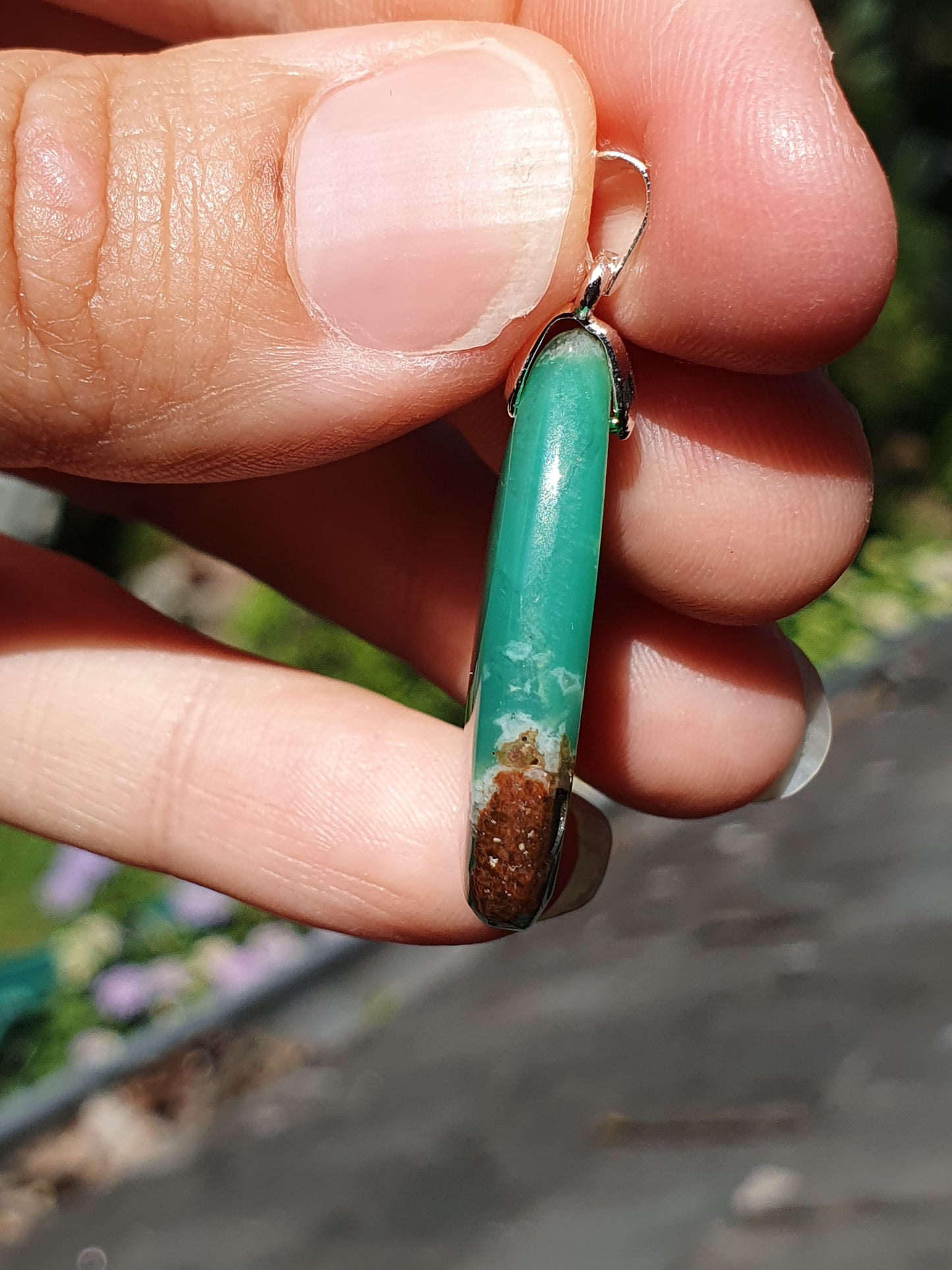 Pendentif Chysoprase CH5